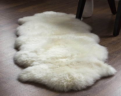 Tapis de couloir luxueux en fausse peau de mouton pour la décoration du couloir et de la chambre