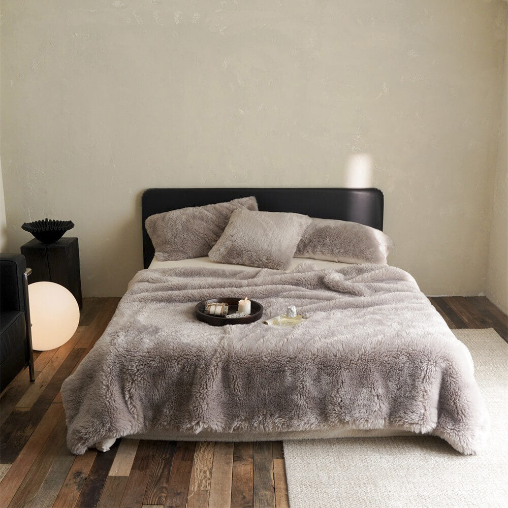 Plaid en laine douce et luxueuse pour canapé, salon et chambre à coucher