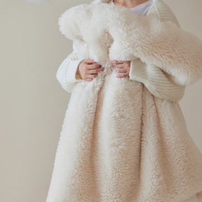 Plaid en laine douce et luxueuse pour canapé, salon et chambre à coucher