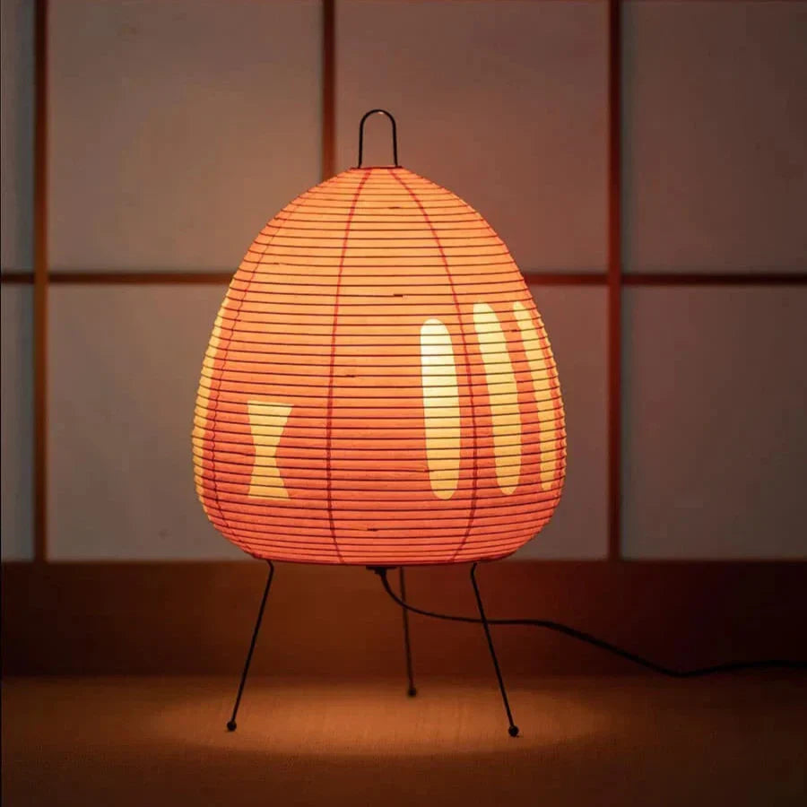 Tischlampe Reispapier Retro Japanisch Design