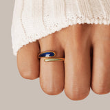 Safira - Blue Wrap Ring — bringing modern charm to your space.