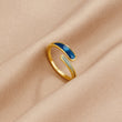 Safira - Blue Wrap Ring — bringing modern charm to your space.