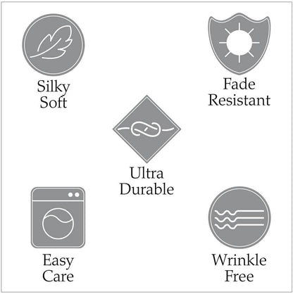 Parure de draps en satin de luxe - Douceur et confort au toucher soyeux