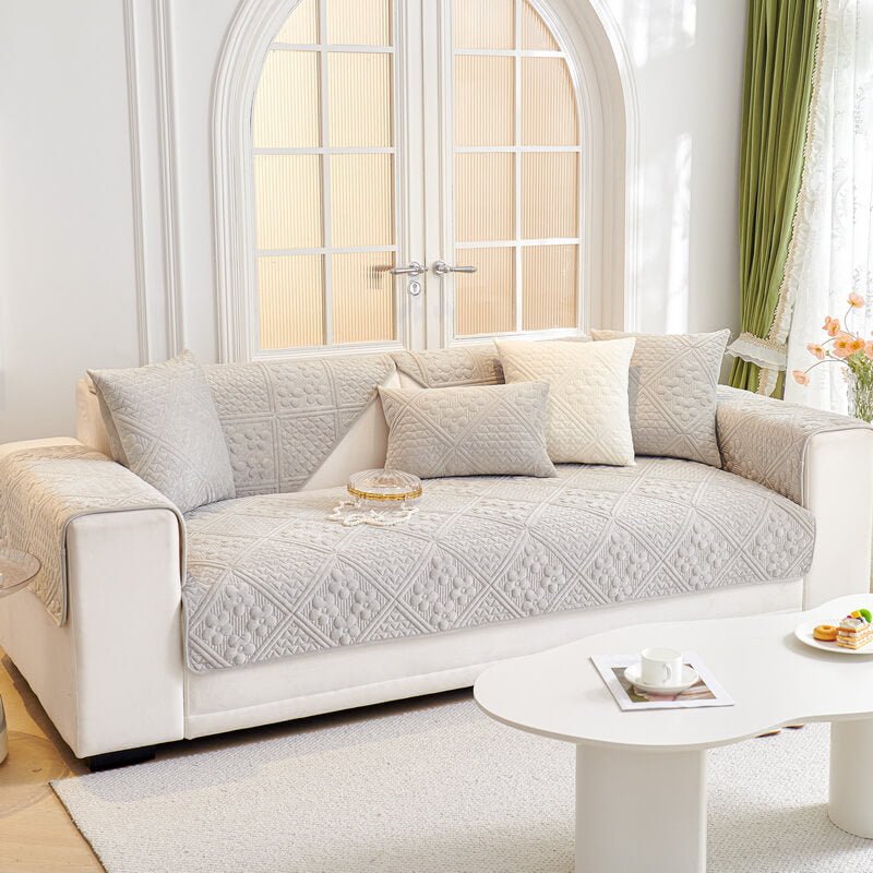 Anti-Slip Sofa Cover for Pets & Kids - Washable Sectional Furniture Protector