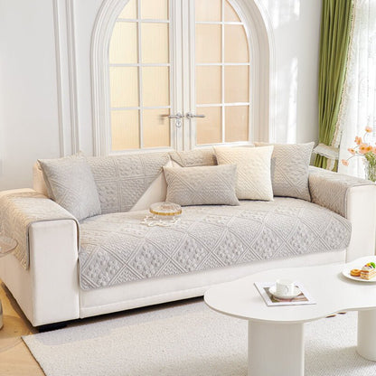 Anti-Slip Sofa Cover for Pets & Kids - Washable Sectional Furniture Protector