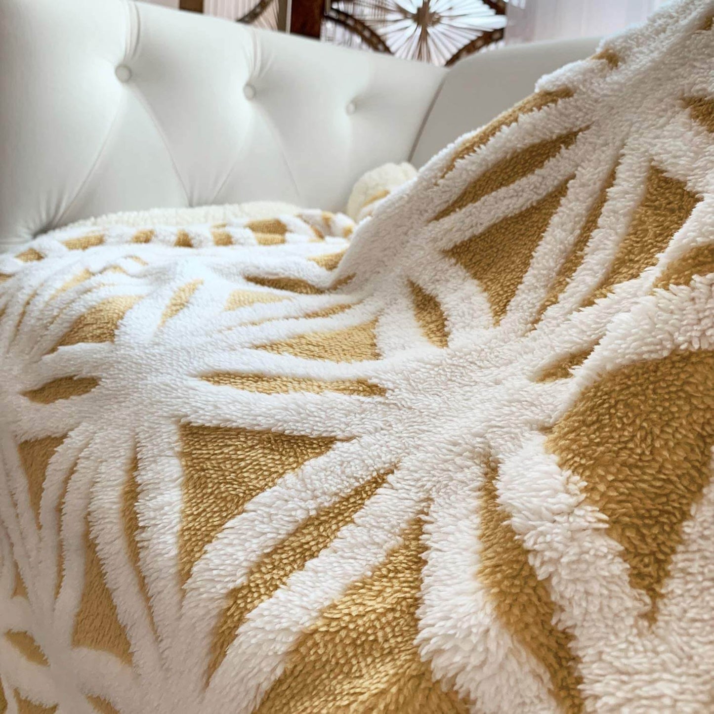 Couverture polaire douce Sherpa - Couverture de lit douillette et moelleuse pour un confort optimal