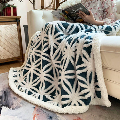 Couverture polaire douce Sherpa - Couverture de lit douillette et moelleuse pour un confort optimal