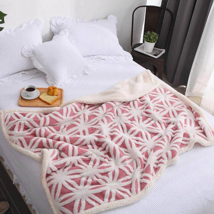 Couverture polaire douce Sherpa - Couverture de lit douillette et moelleuse pour un confort optimal