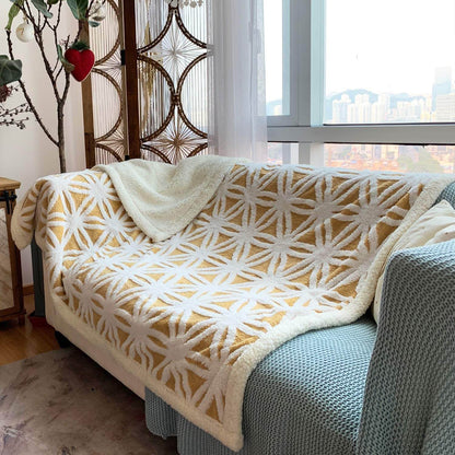 Couverture polaire douce Sherpa - Couverture de lit douillette et moelleuse pour un confort optimal