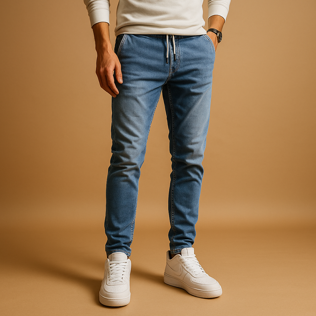 Jeans Slim Fit pour hommes – Moderne Stretch Ontario pour Elke Dag