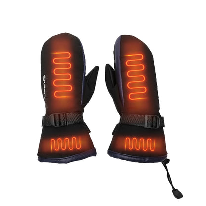 Gants chauffants électriques | Chauffe-mains rechargeables par USB | Étanche, chauffage double face pour le ski, la randonnée et une utilisation quotidienne