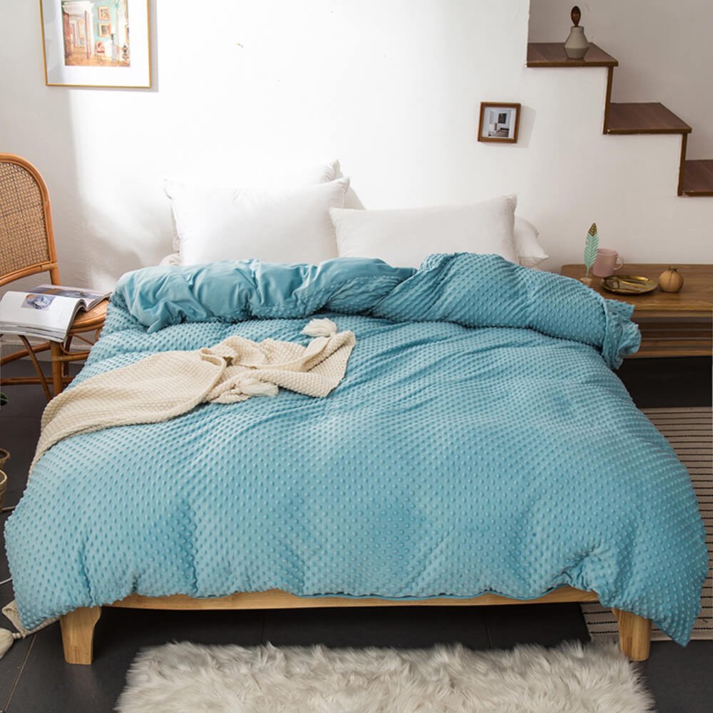 Cozy Soft Weighted Blanket Duvet Cover for Better Sleep