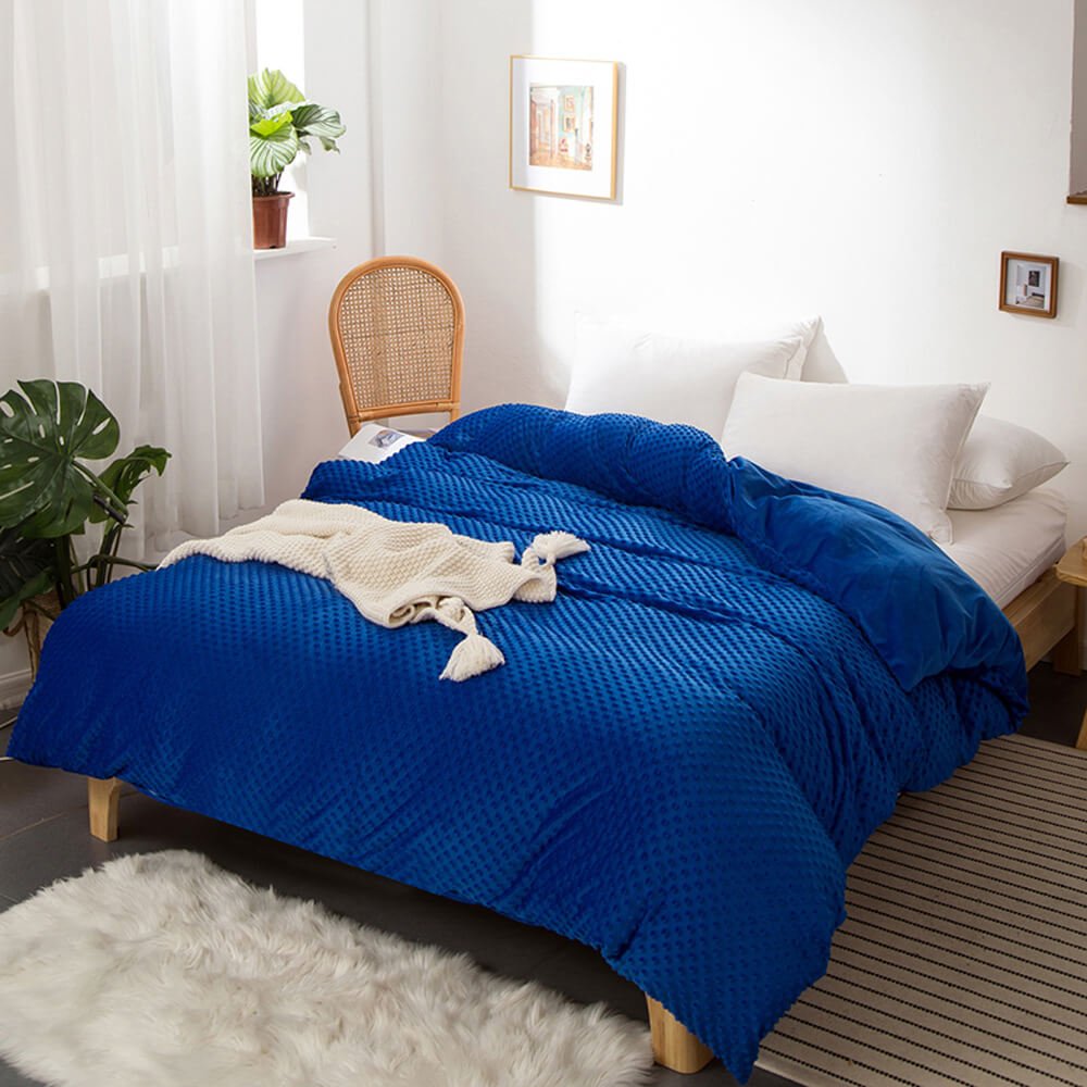 Cozy Soft Weighted Blanket Duvet Cover for Better Sleep