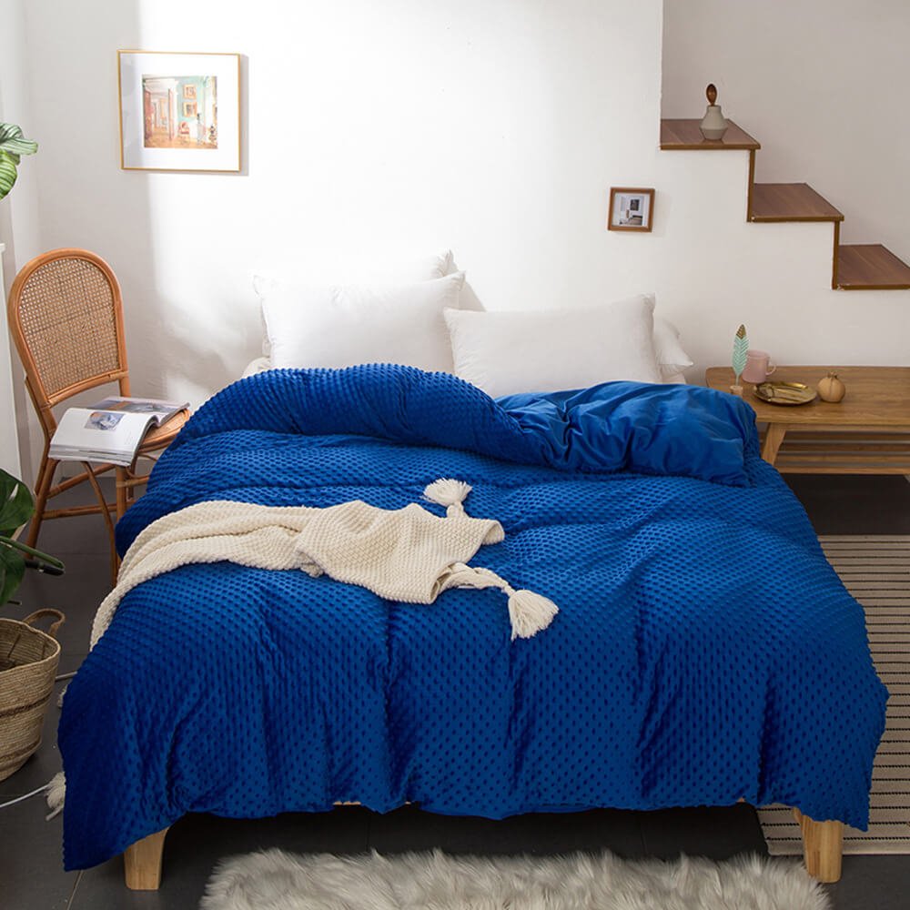 Cozy Soft Weighted Blanket Duvet Cover for Better Sleep