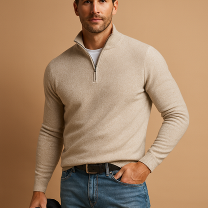 Cardigan zippé pour hommes pour Dagelijks Comfort et Slimme Laagjes