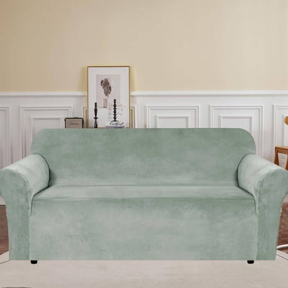 Housse de canapé extensible en jacquard, lavable, pour animaux et enfants