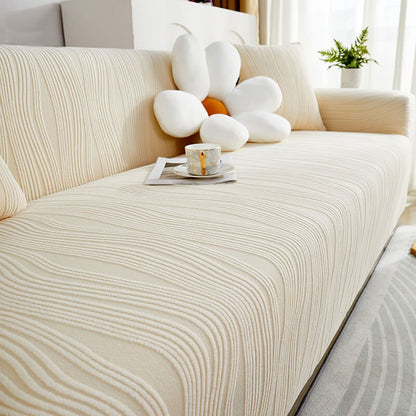 Housse de canapé extensible en jacquard, lavable, pour animaux et enfants