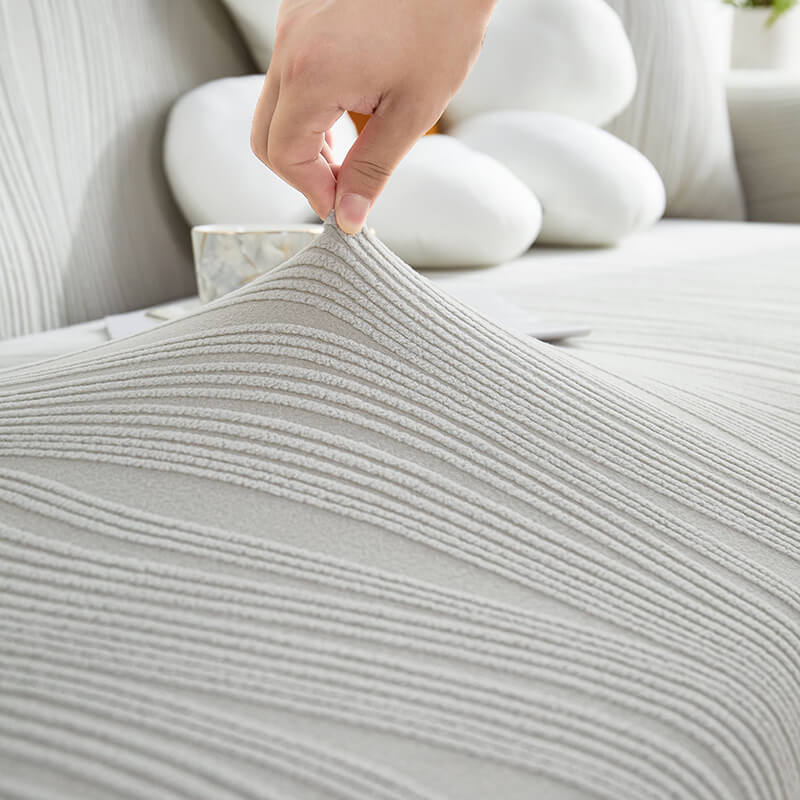 Housse de canapé extensible en jacquard, lavable, pour animaux et enfants