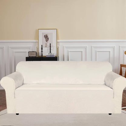 Housse de canapé extensible en jacquard, lavable, pour animaux et enfants