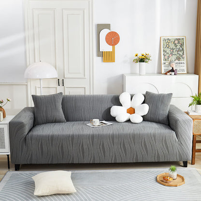 Housse de canapé extensible en jacquard, lavable, pour animaux et enfants