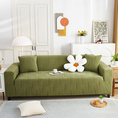 Housse de canapé extensible en jacquard, lavable, pour animaux et enfants