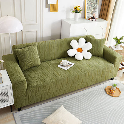 Housse de canapé extensible en jacquard, lavable, pour animaux et enfants