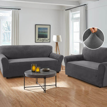 Housse de canapé extensible en jacquard, lavable, pour animaux et enfants