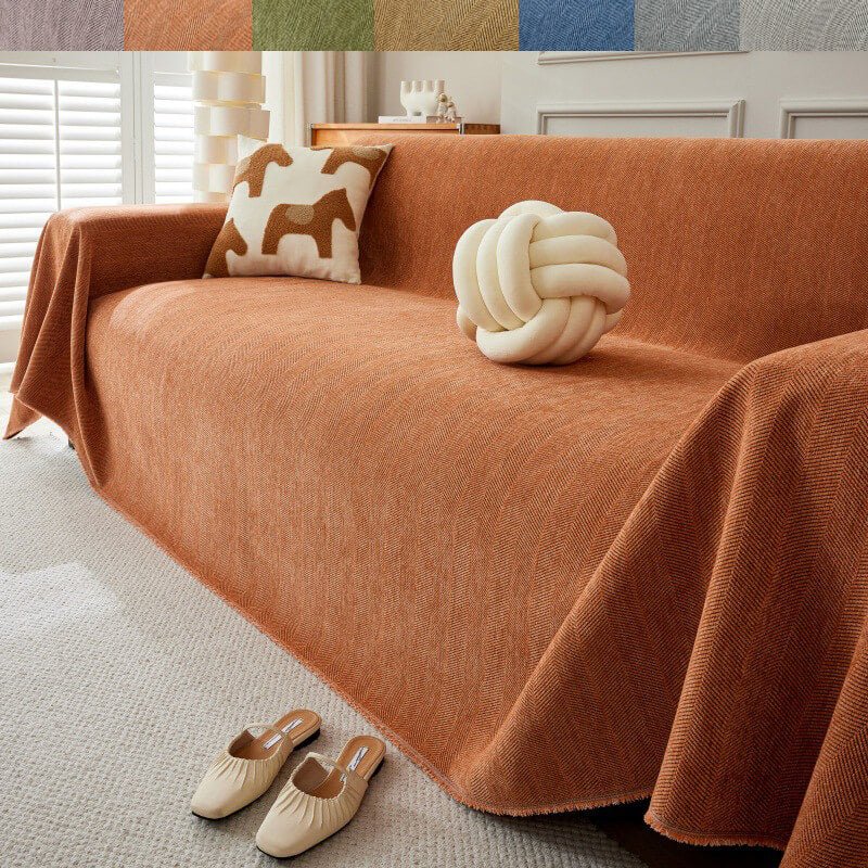 Geometric Sofa Cover for Dogs - Pet Couch Protector for 3-Seater Sofa