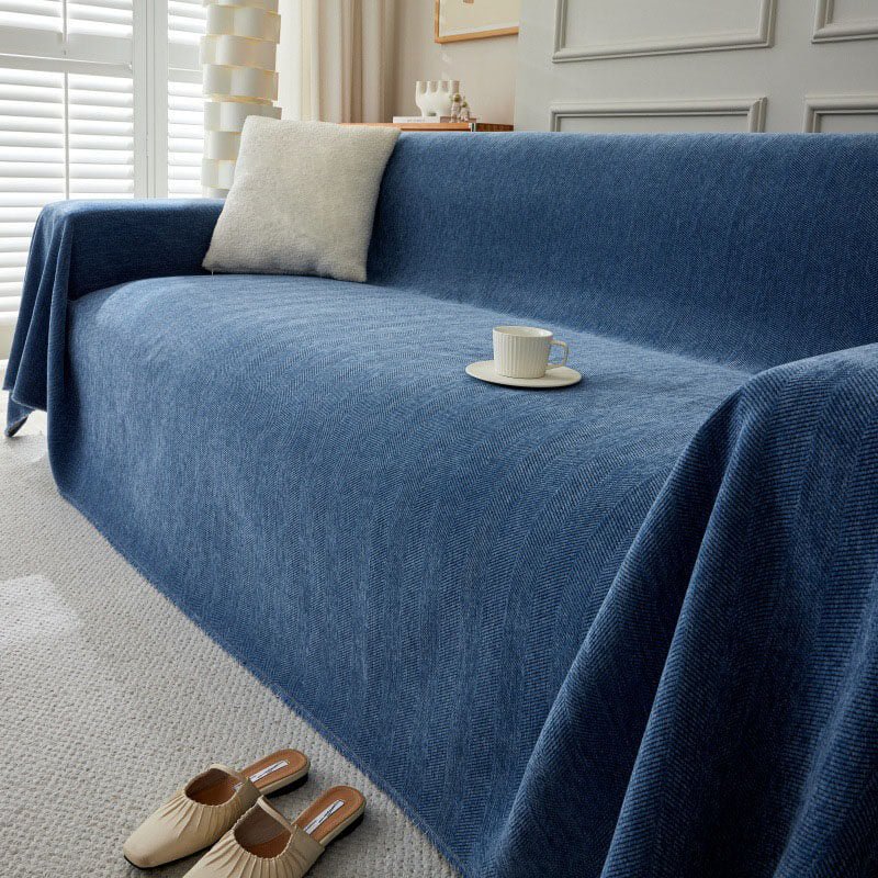 Geometric Sofa Cover for Dogs - Pet Couch Protector for 3-Seater Sofa