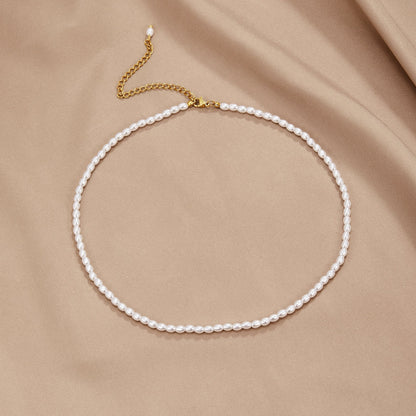 Temi - Pearl Necklace — made with care and attention to detail.