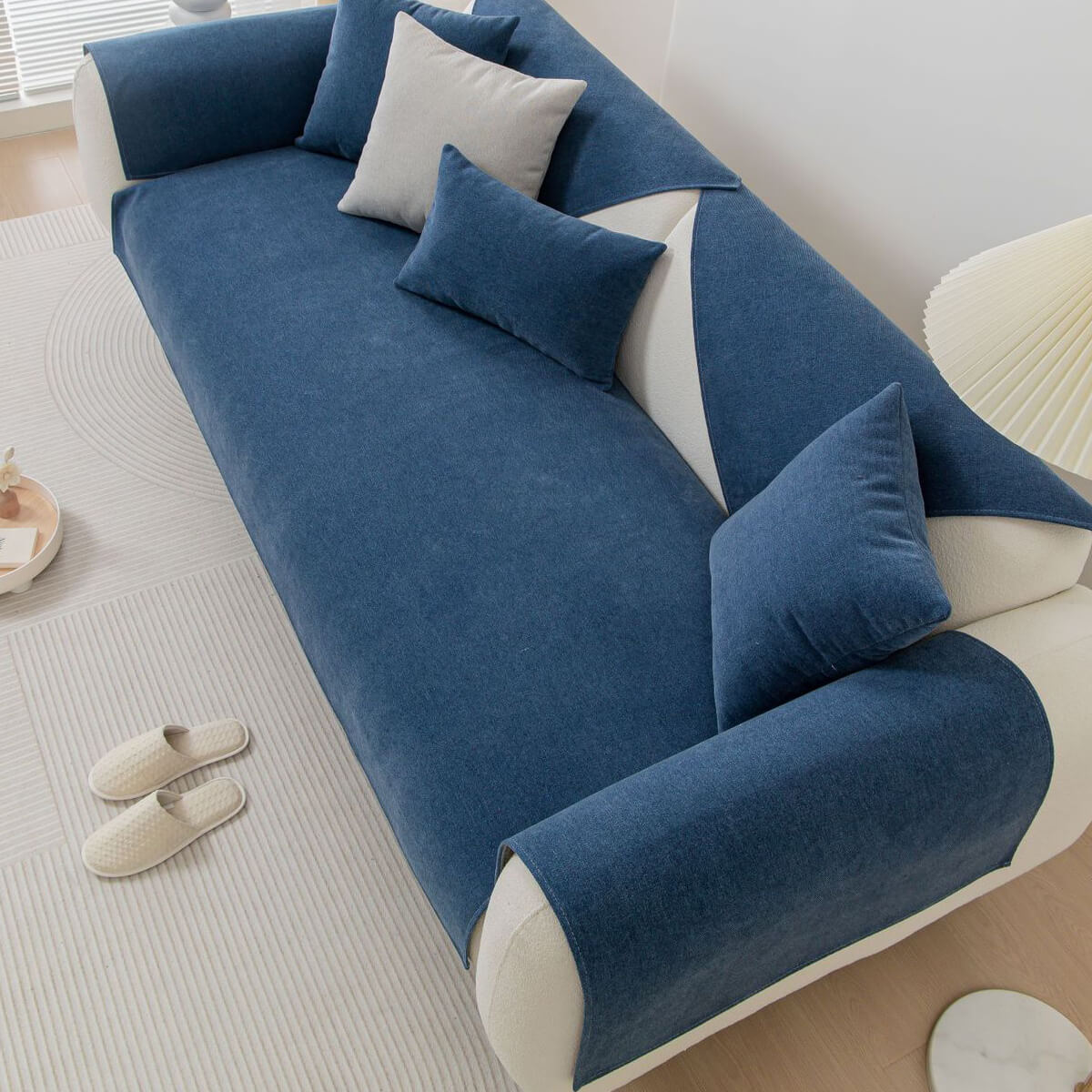 Thick Anti-Slip Sofa Cover Protector, Couch Arm Covers, Sectional Cover