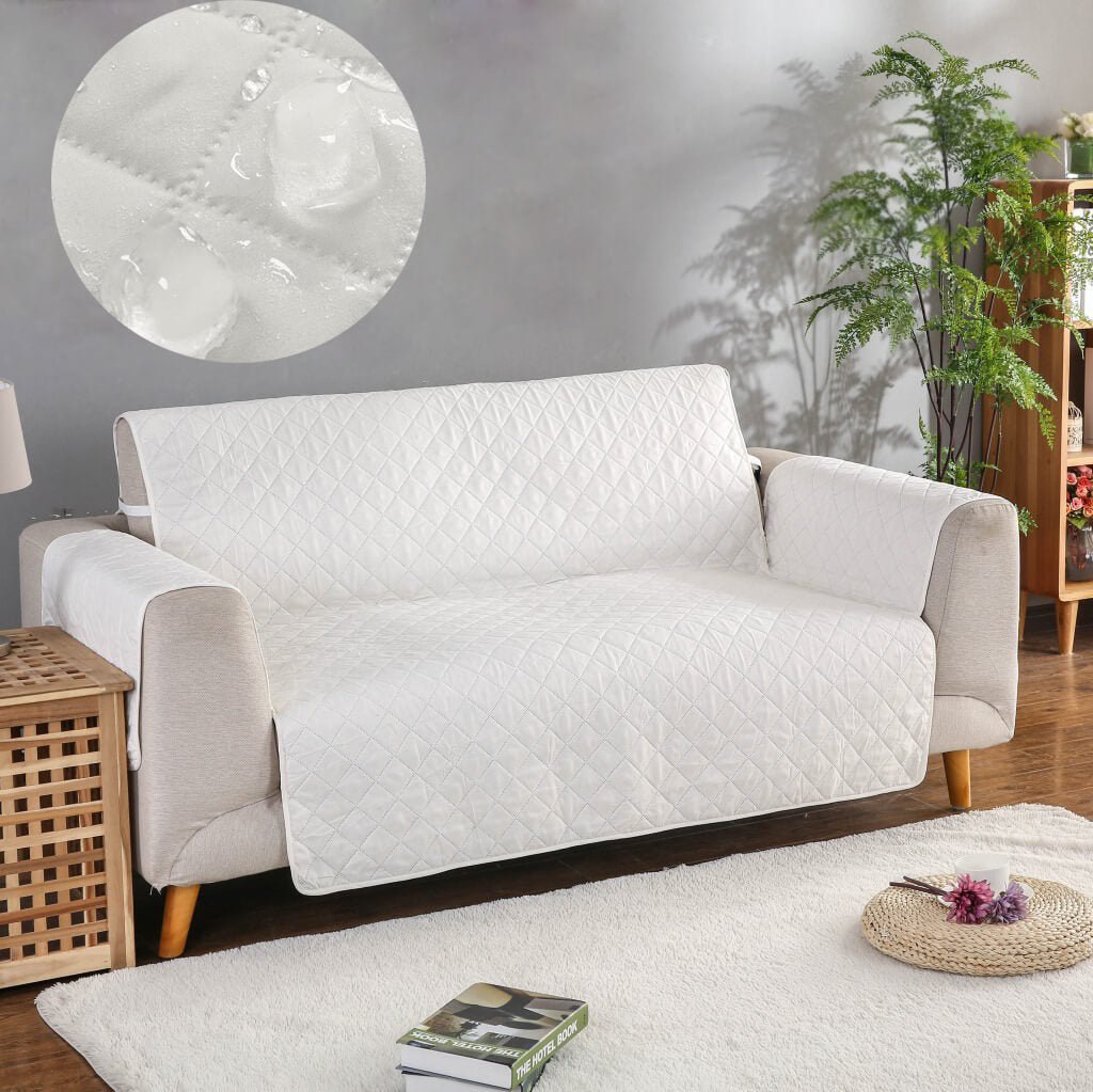 Washable Velvet Sofa Cover for 3-Seater Couch - Non-Slip Pet Protector