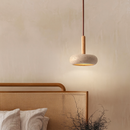 Travertin Pendelleuchte