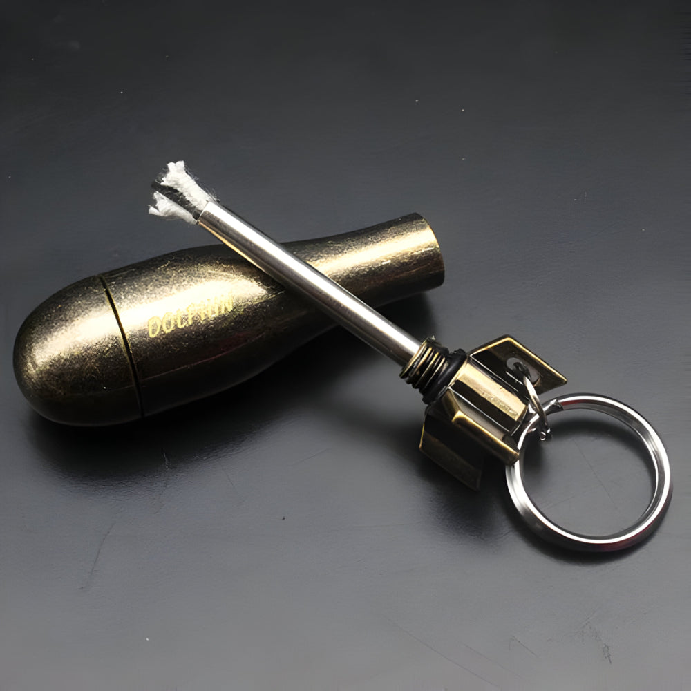 Feuerzeug Outdoor Wasserdicht Metall Streichholz