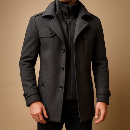 Manteau d'hiver slim fit pour hommes
