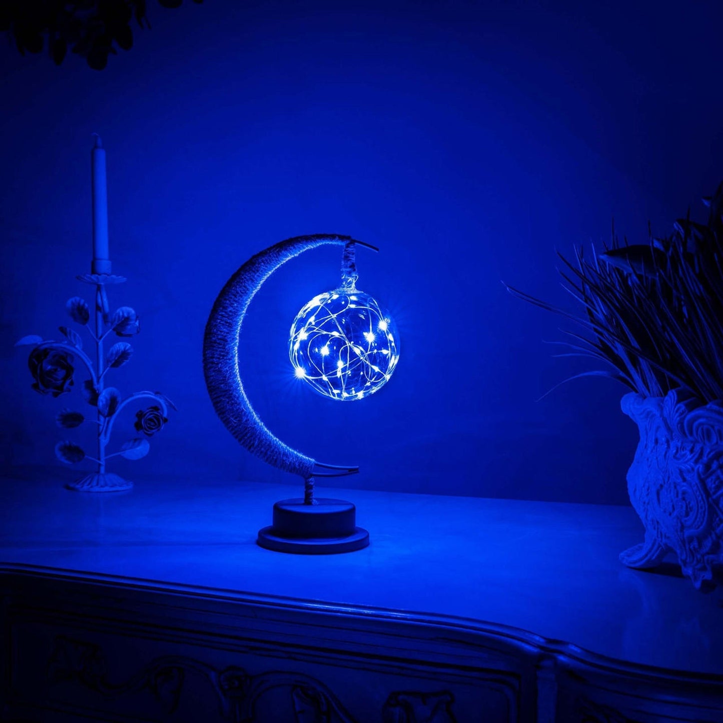 Lampe de table Lune pour salon - Veilleuse élégante et décoration intérieure