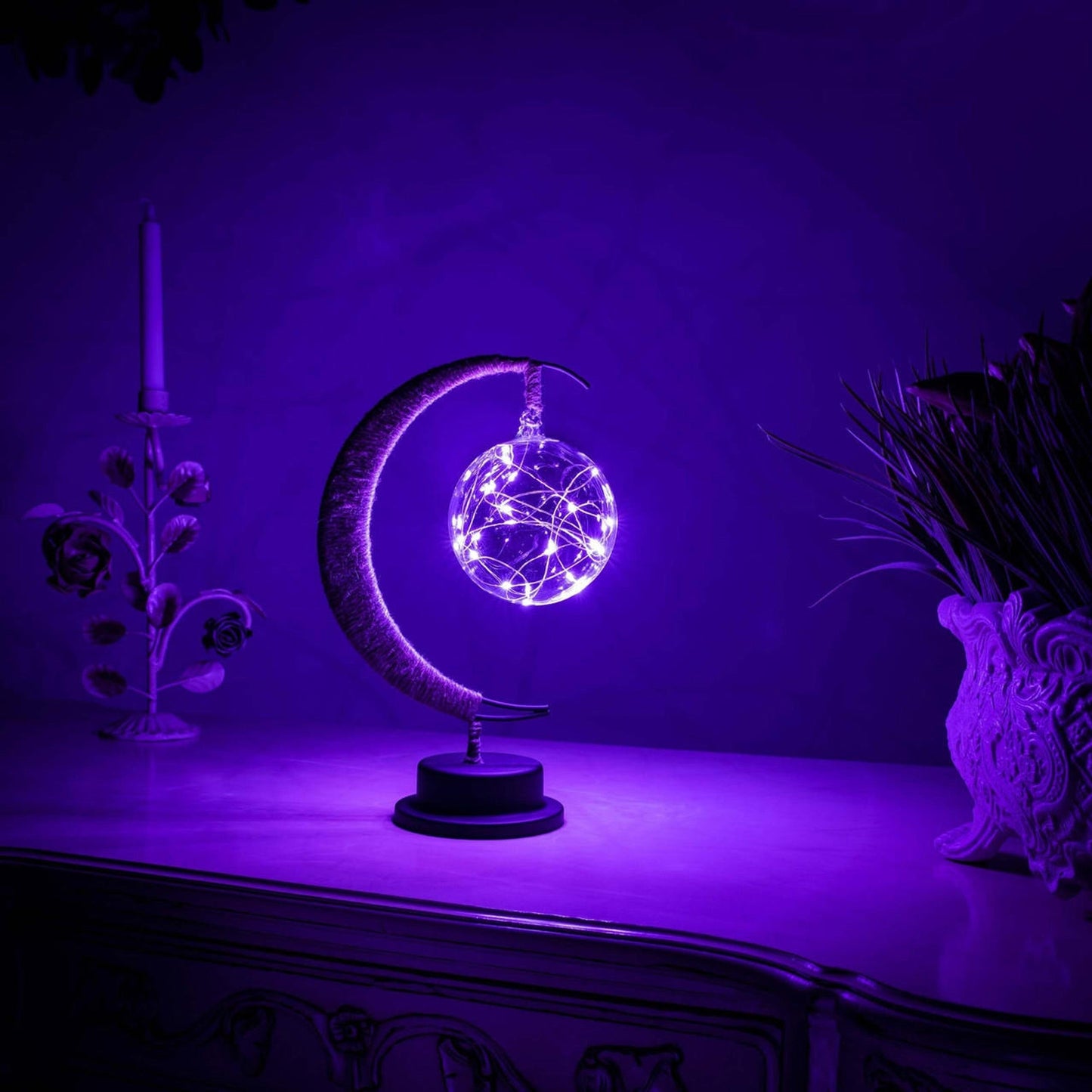 Lampe de table Lune pour salon - Veilleuse élégante et décoration intérieure