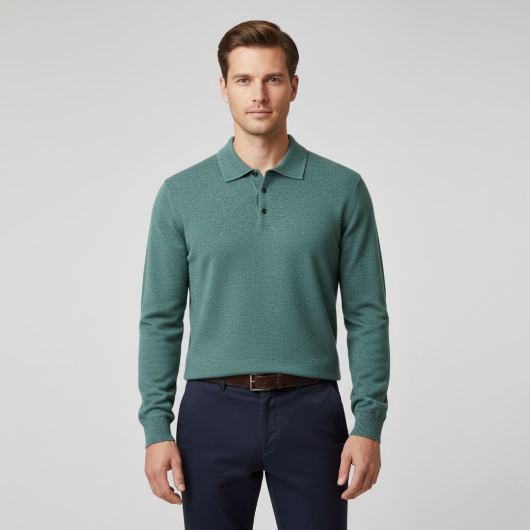 Kaschmir Poloshirt – Eleganz in Reinform