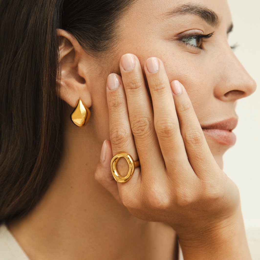Vina - Melted Gold Ring — designed to inspire your lifestyle.