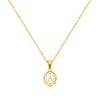 Trinity - Vintage Gold Letter Necklace — made with care and attention to detail.