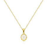 Trinity - Vintage Gold Letter Necklace — made with care and attention to detail.