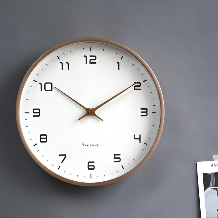 Holz Wanduhr | Moderne Uhr für das Wohnzimmer | Nordic Design Wanduhr | NordUhr