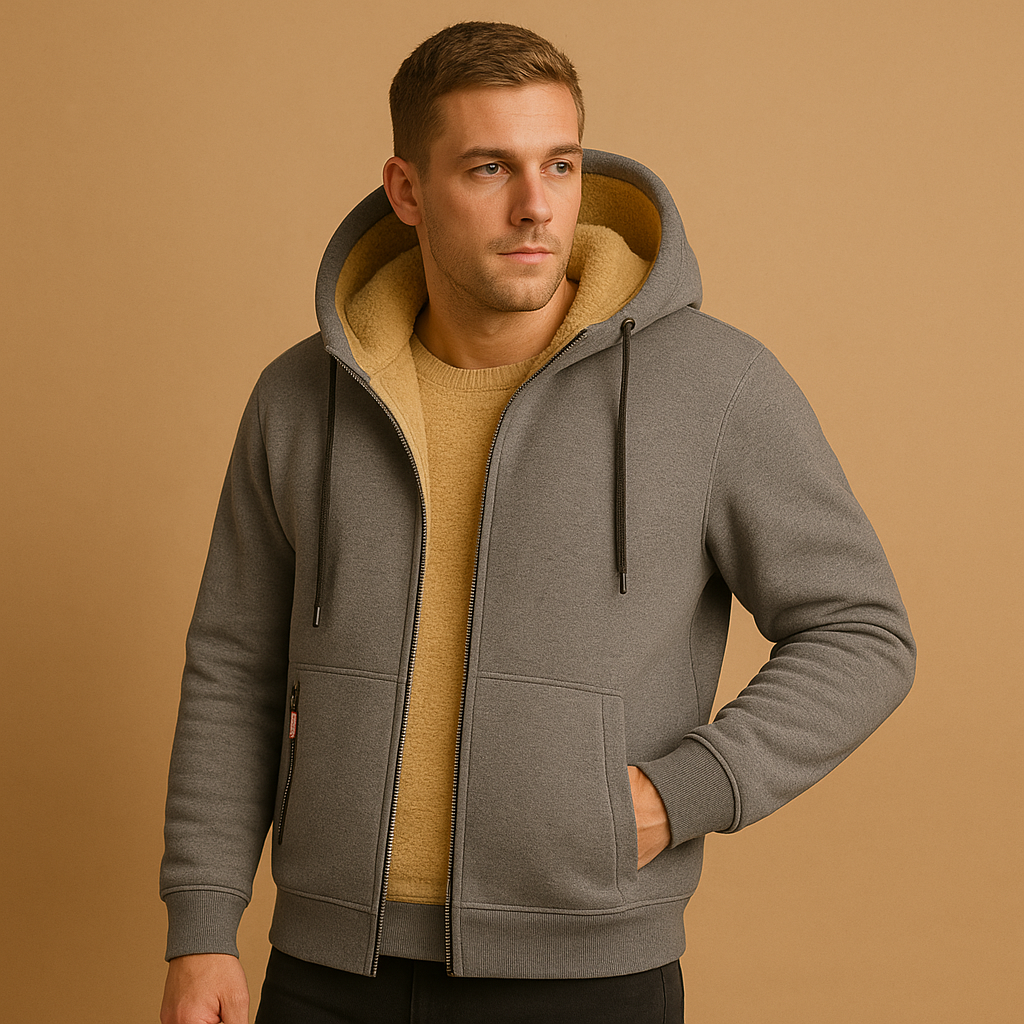 Cardigan zippé pour hommes – Warm &amp; Vielseitig Strickmode