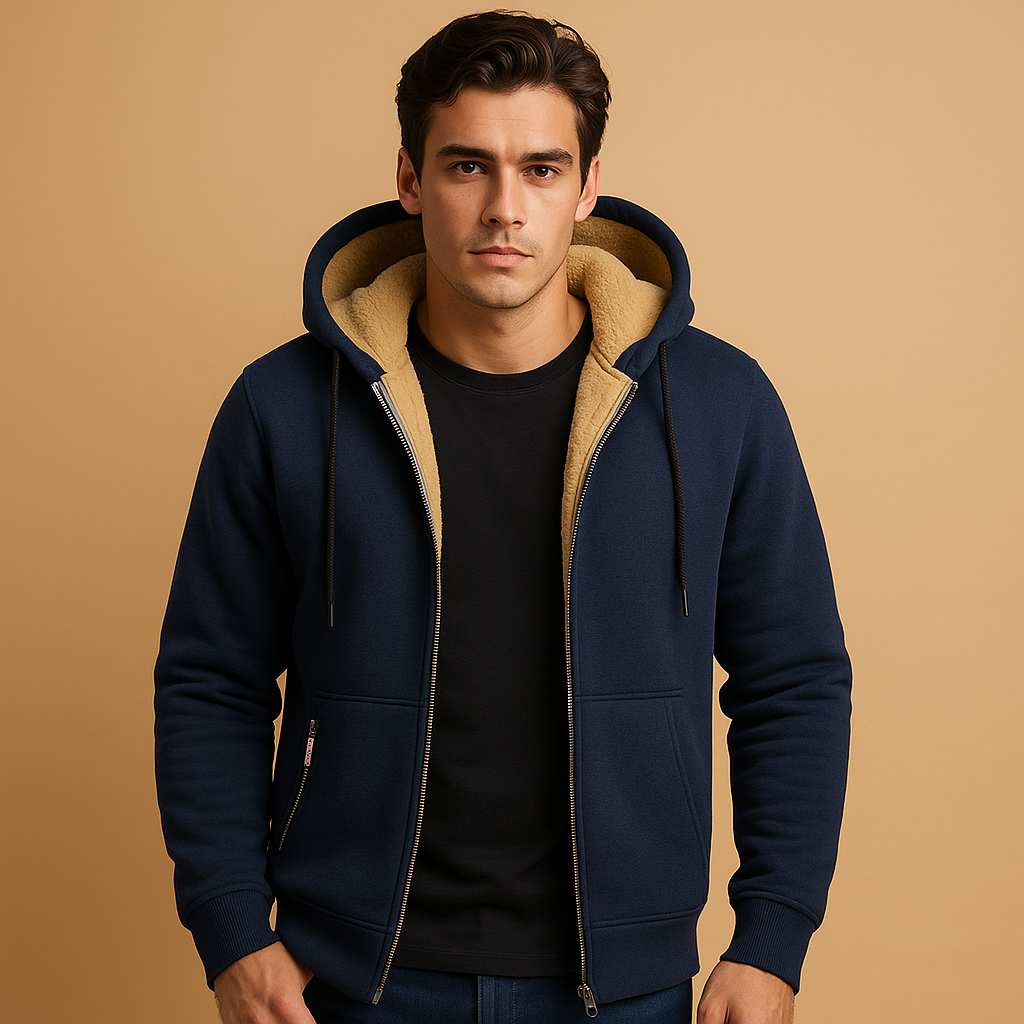 Cardigan zippé pour hommes – Warm &amp; Vielseitig Strickmode