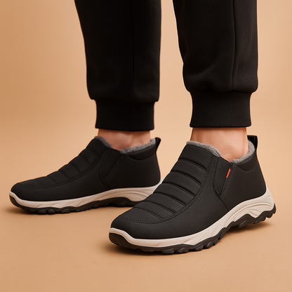 Warme Herfst/Winter Schoenen voor Mannen met Instapontwerp en Pluche Voering