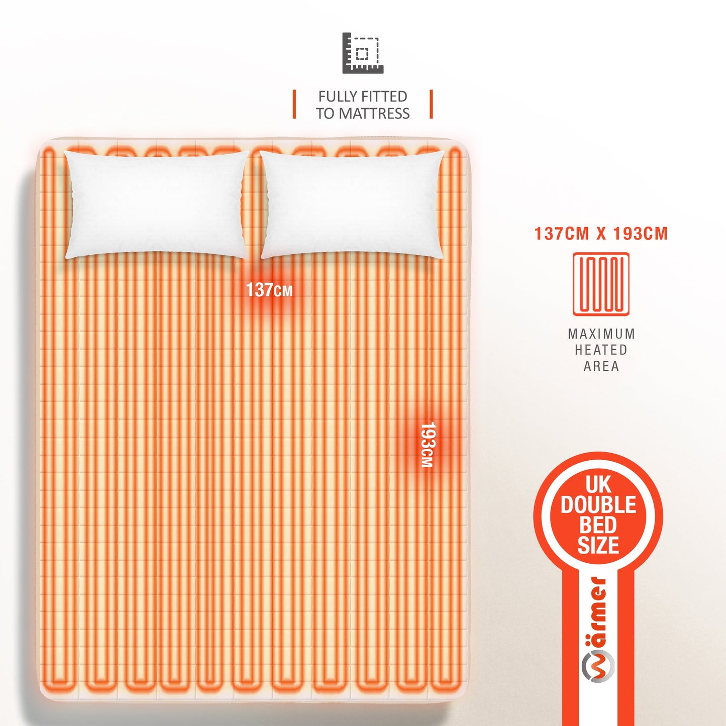 Wärmer 200 Draad Katoenen Volledig Aangepaste Elektrische Dekens