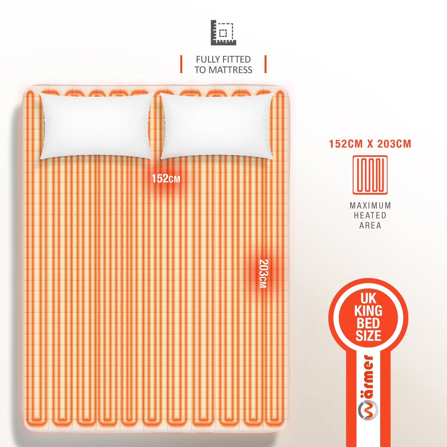 Wärmer 200 Draad Katoenen Volledig Aangepaste Elektrische Dekens