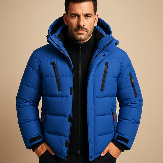 Veste d'hiver imperméable pour hommes avec pantalon chaud | Design extérieur