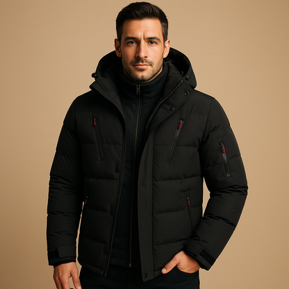 Veste d'hiver imperméable pour hommes avec pantalon chaud | Design extérieur