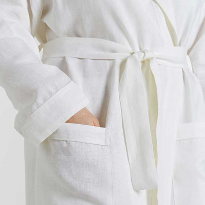 Roze Linnen Badjas - Linge paresseux